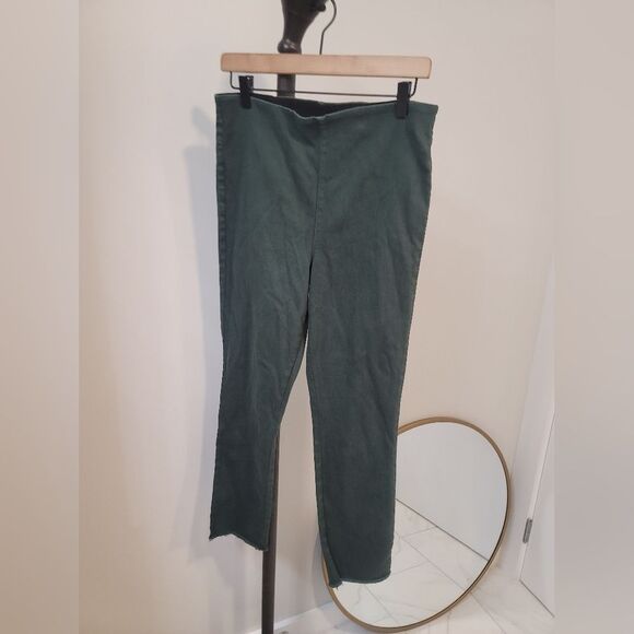 Frank & Eileen Derry Illusion Pull on Pants in Green Size 30 - Picture 1 of 7